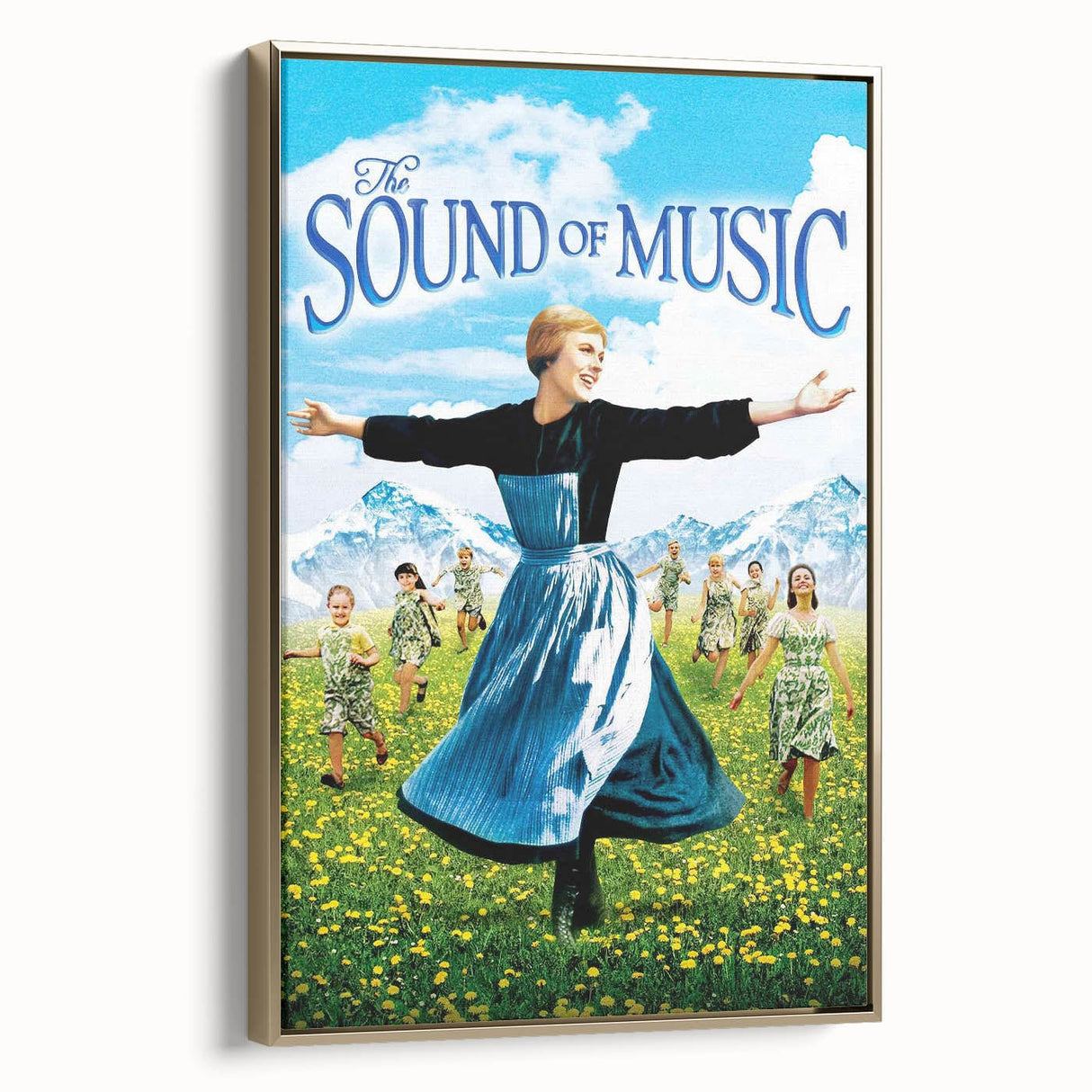 Classic 60s Movie Print - The Sound of Music Vintage Film Poster