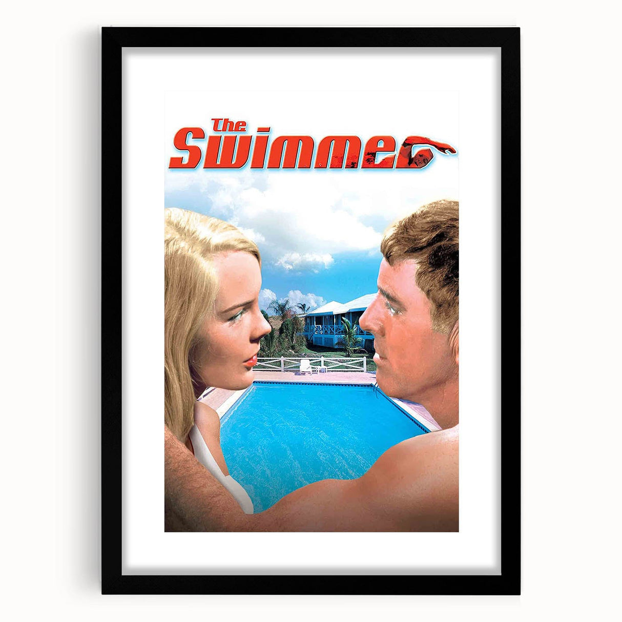 Classic 60s Movie Print - The Swimmer 1960s Vintage Film Poster