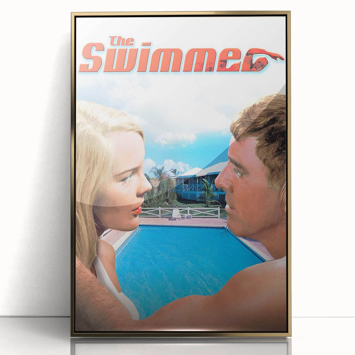 Classic 60s Movie Print - The Swimmer 1960s Vintage Film Poster