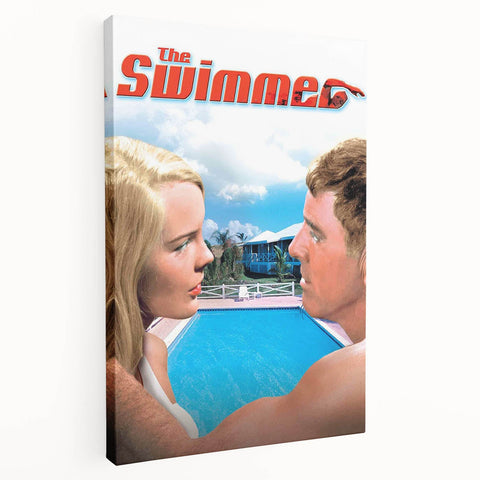 Classic 60s Movie Print - The Swimmer 1960s Vintage Film Poster