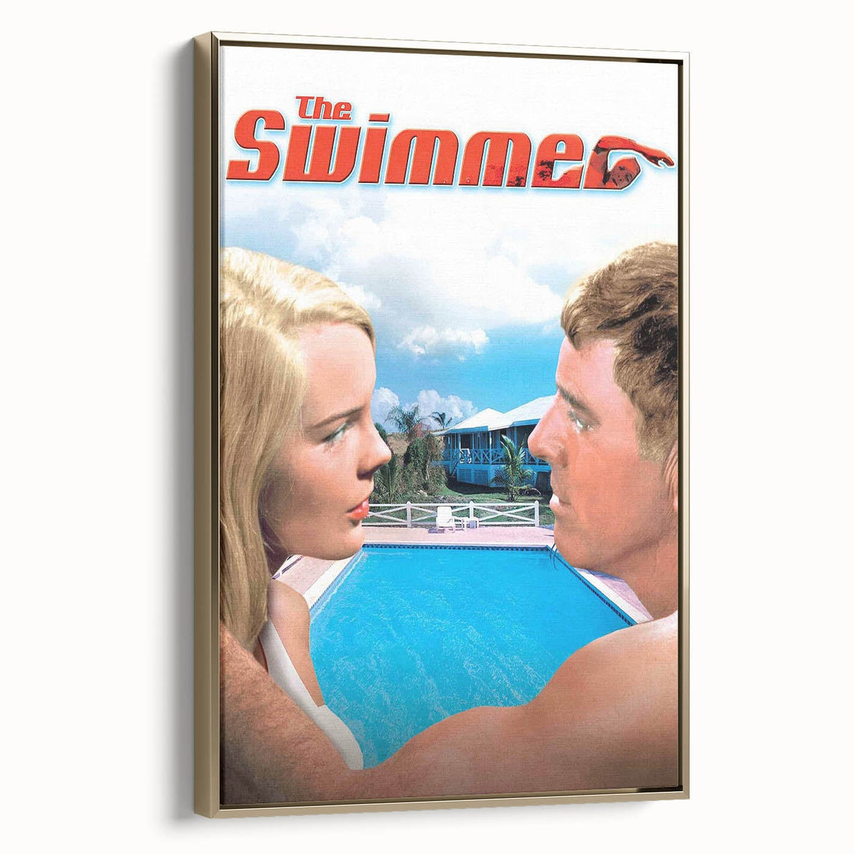 Classic 60s Movie Print - The Swimmer 1960s Vintage Film Poster