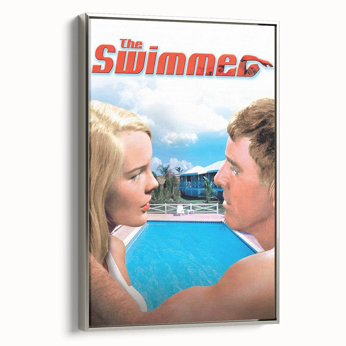 Classic 60s Movie Print - The Swimmer 1960s Vintage Film Poster
