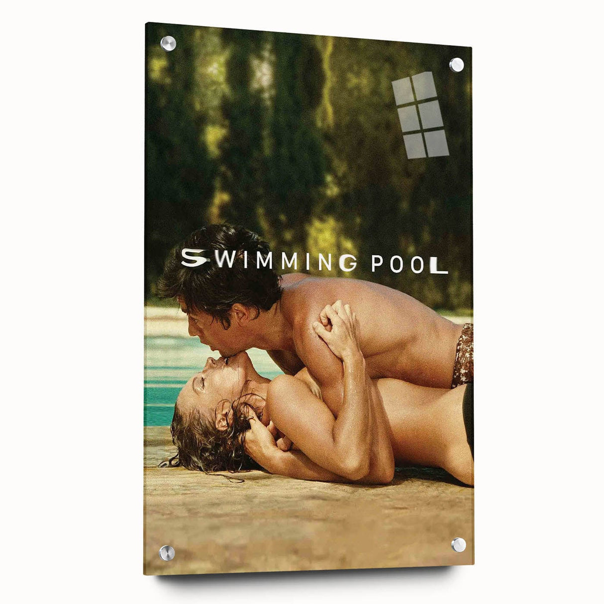 Classic 60s Movie Print - Swimming Pool 1960s Vintage Film Poster
