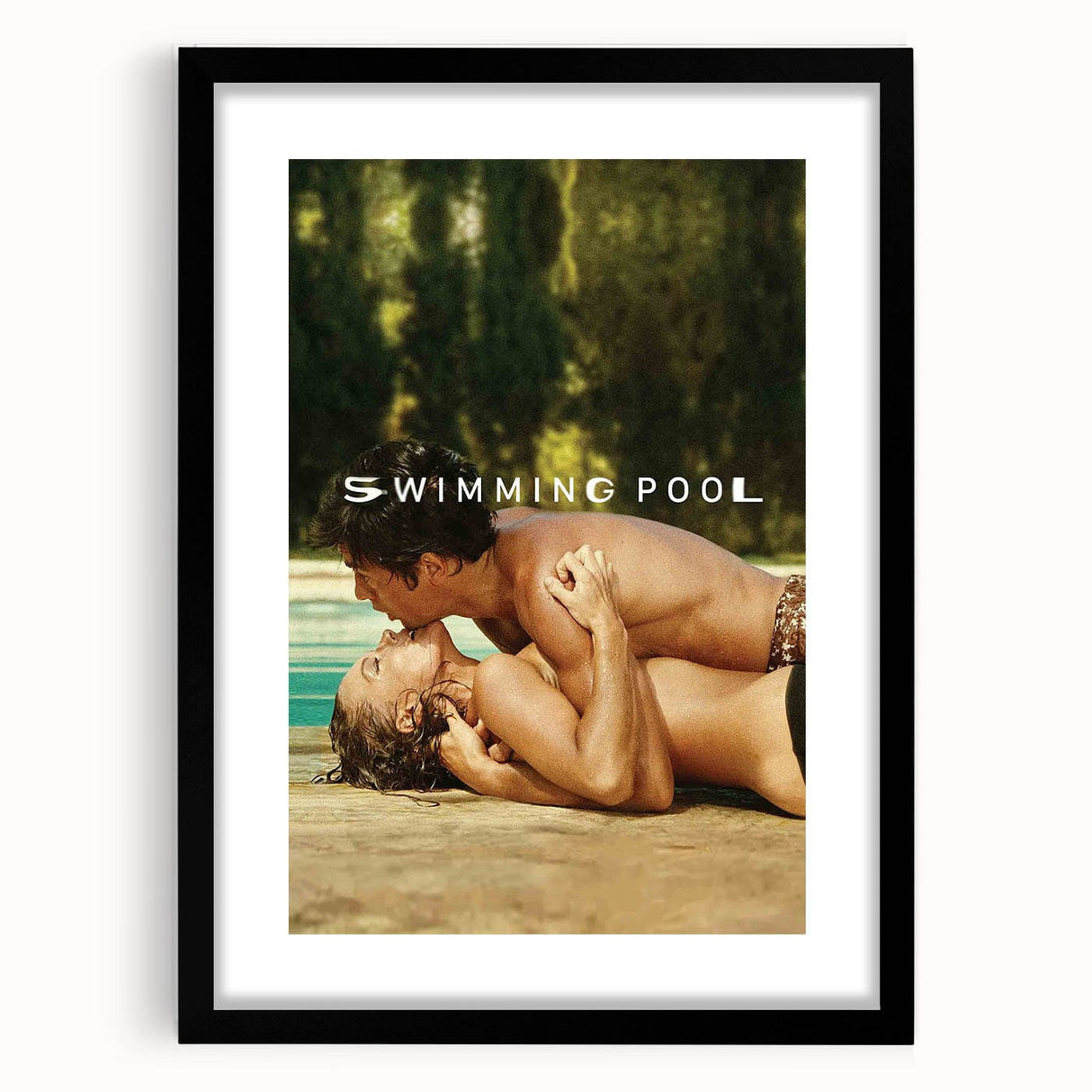 Classic 60s Movie Print - Swimming Pool 1960s Vintage Film Poster