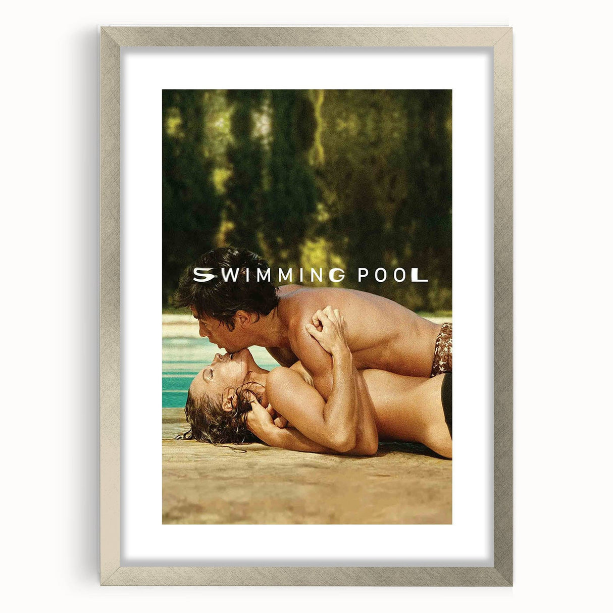Classic 60s Movie Print - Swimming Pool 1960s Vintage Film Poster