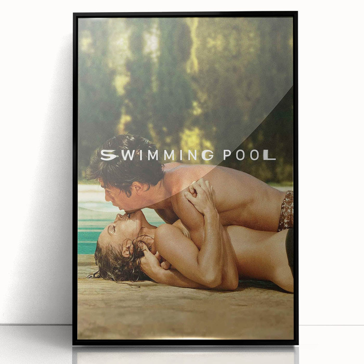 Classic 60s Movie Print - Swimming Pool 1960s Vintage Film Poster