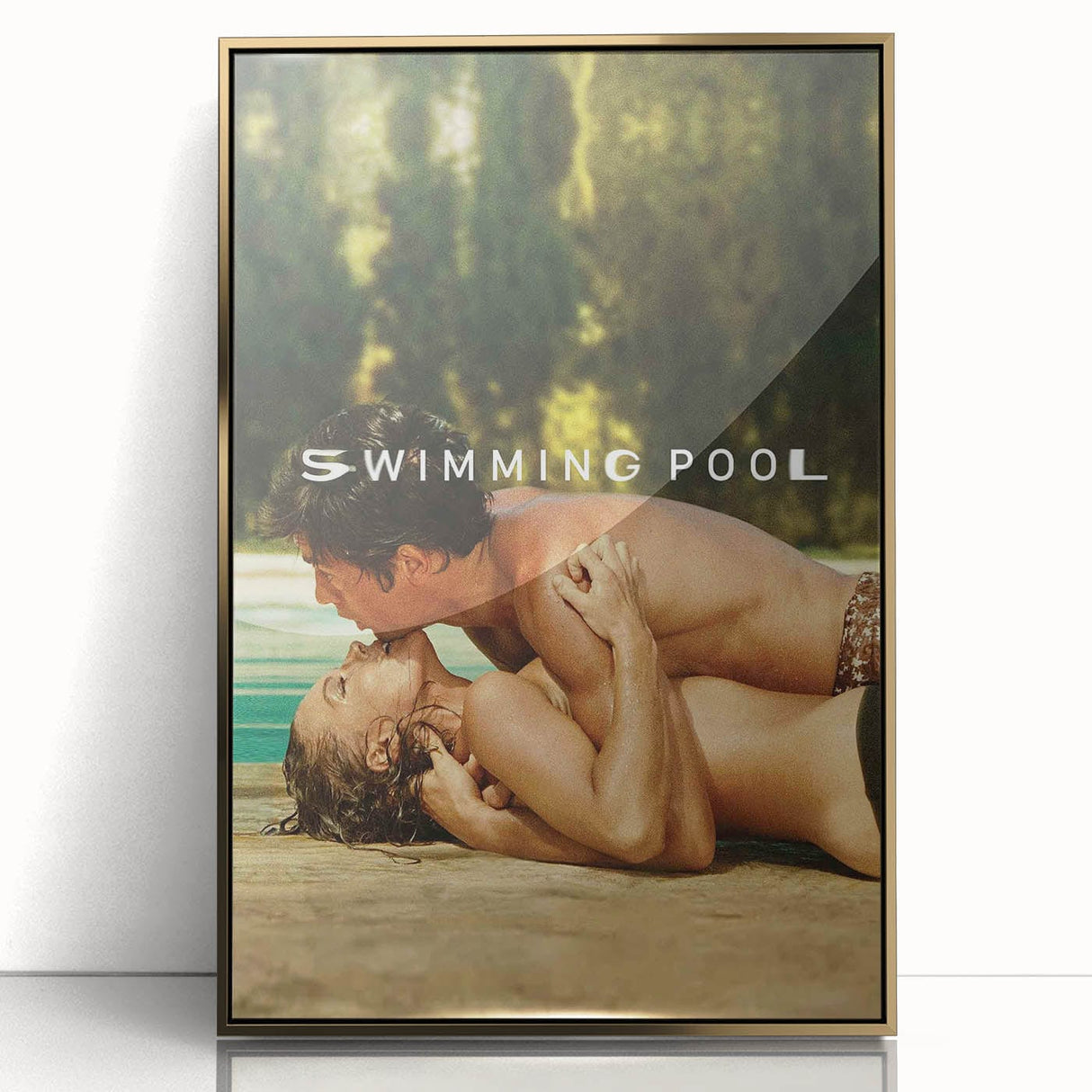 Classic 60s Movie Print - Swimming Pool 1960s Vintage Film Poster