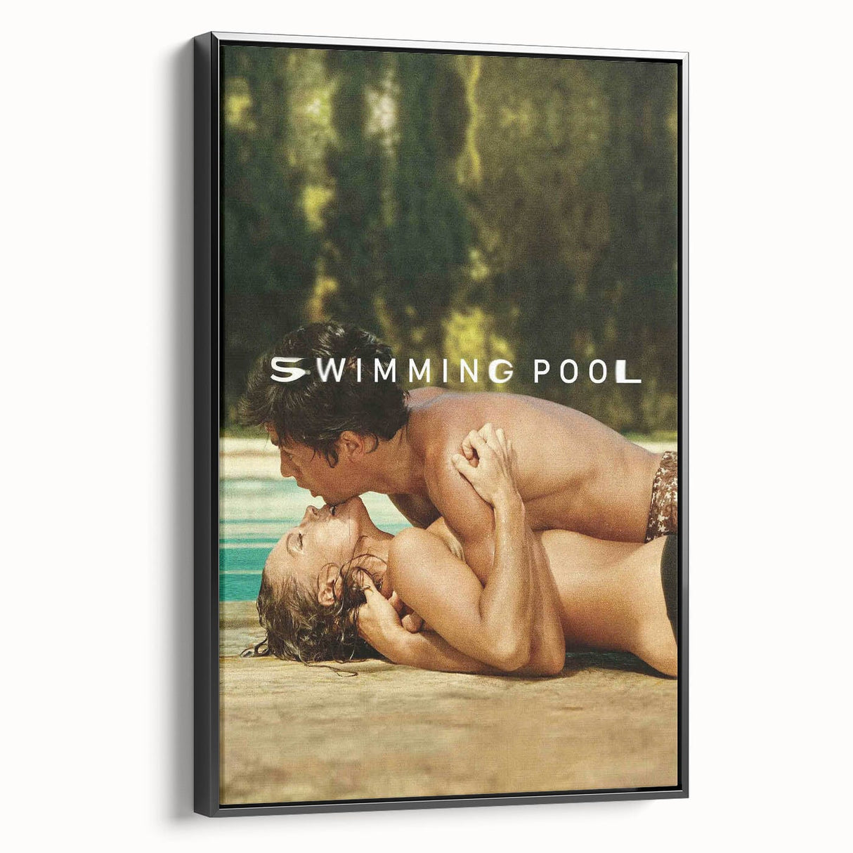 Classic 60s Movie Print - Swimming Pool 1960s Vintage Film Poster