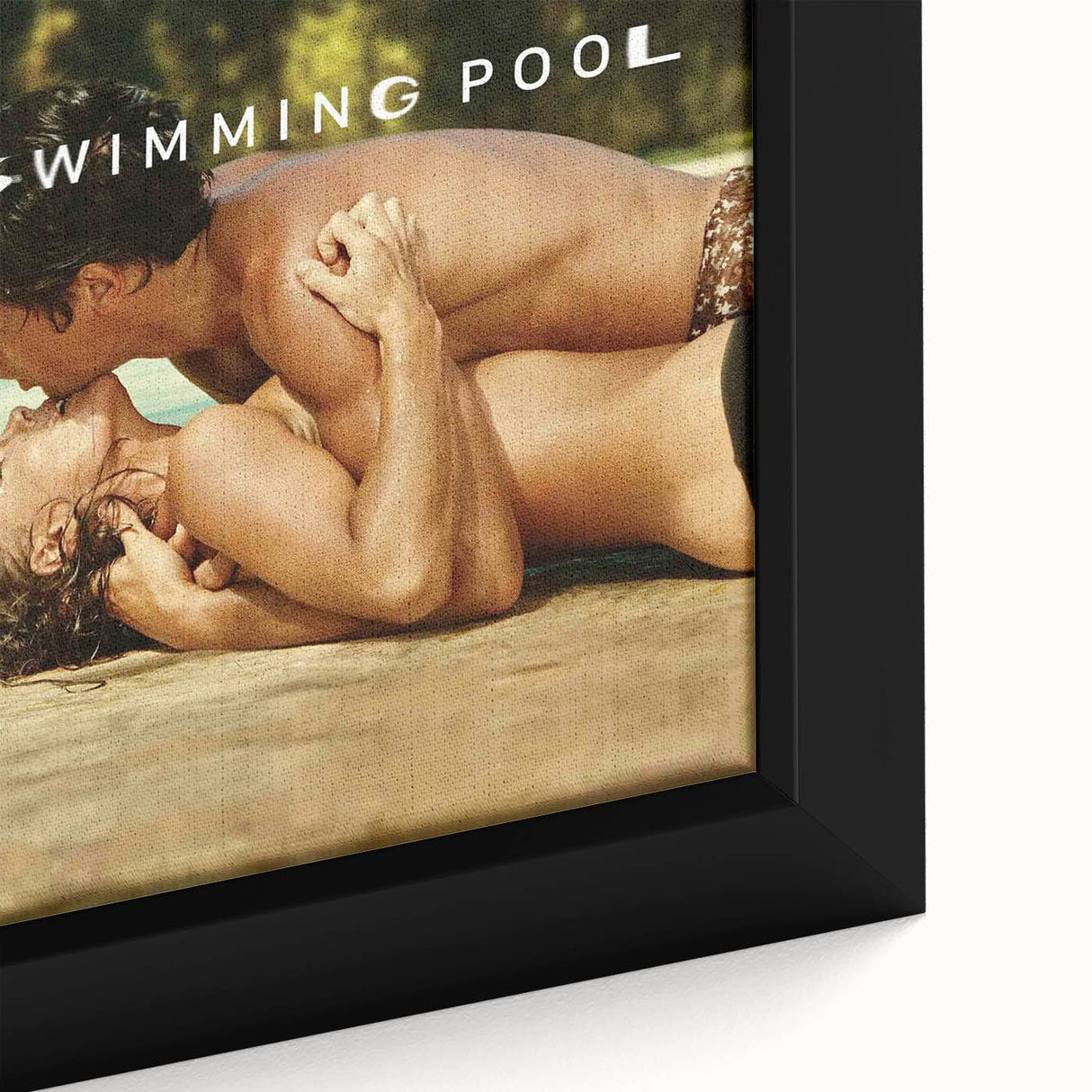 Classic 60s Movie Print - Swimming Pool 1960s Vintage Film Poster