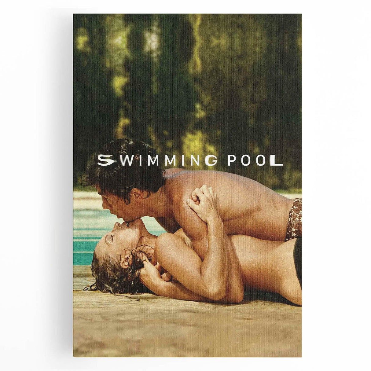 Classic 60s Movie Print - Swimming Pool 1960s Vintage Film Poster