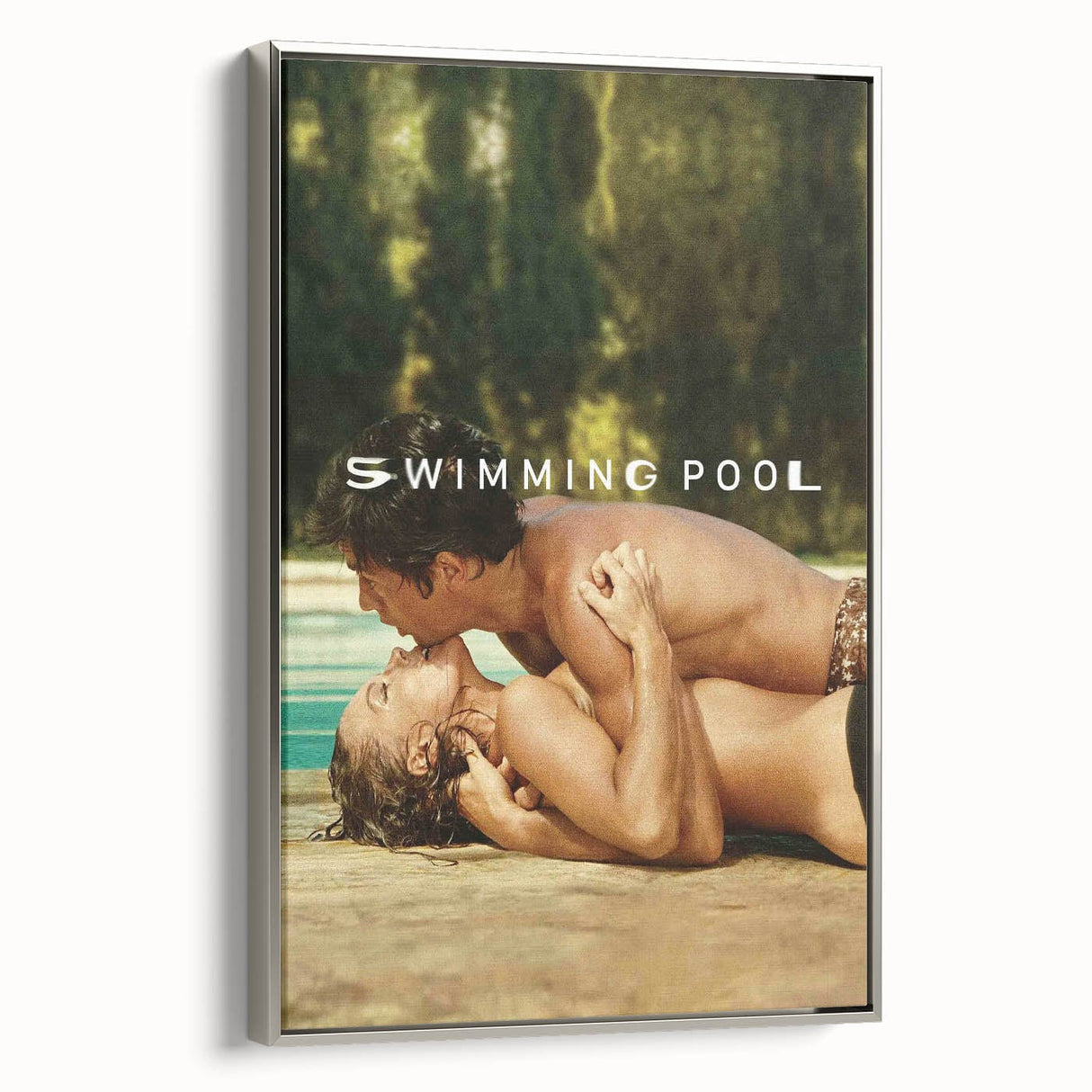 Classic 60s Movie Print - Swimming Pool 1960s Vintage Film Poster