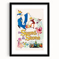 Classic 60s Movie Print - The Sword in the Stone Vintage Poster