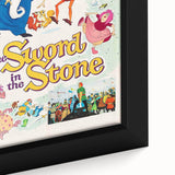 Classic 60s Movie Print - The Sword in the Stone Vintage Poster
