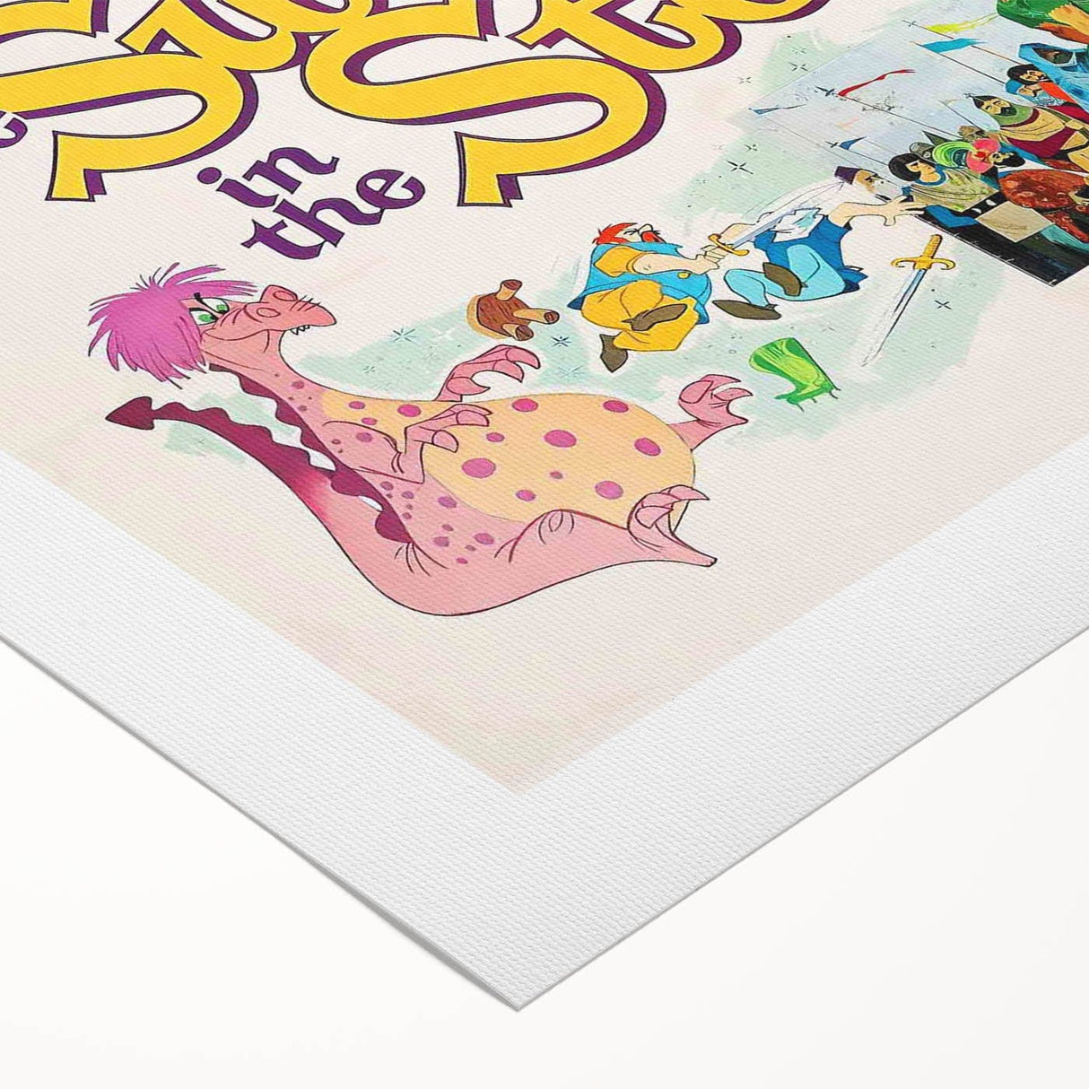 Classic 60s Movie Print - The Sword in the Stone Vintage Poster