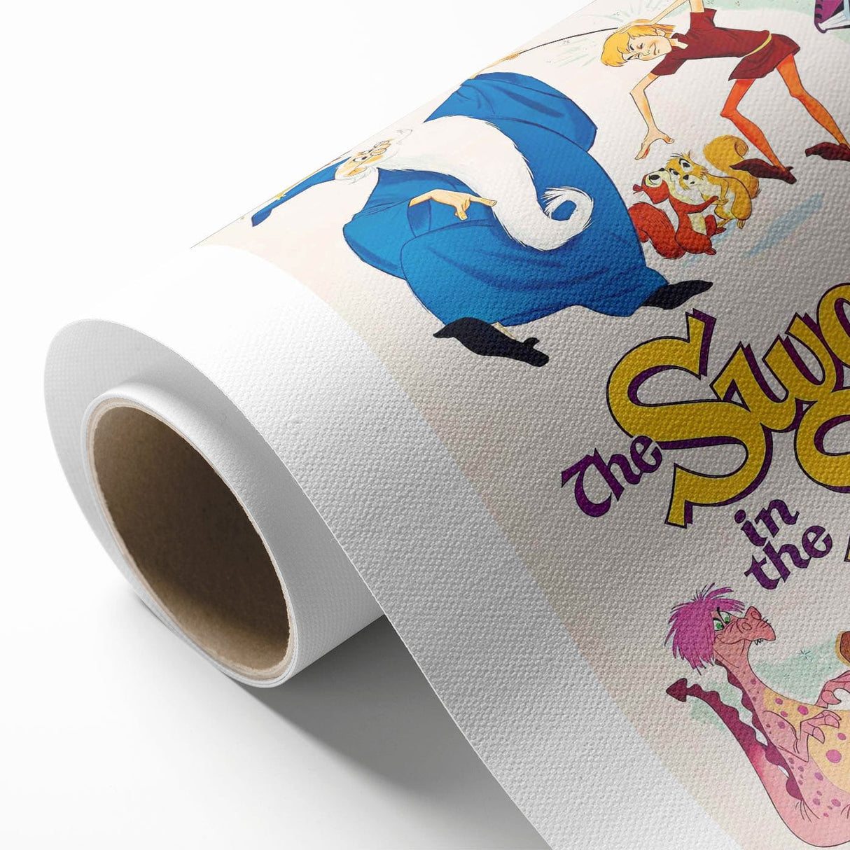 Classic 60s Movie Print - The Sword in the Stone Vintage Poster