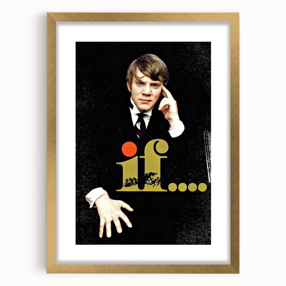 Classic 60s Movie Print - If.... 1960s Vintage Film Poster