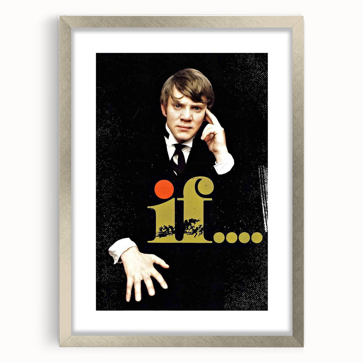 Classic 60s Movie Print - If.... 1960s Vintage Film Poster