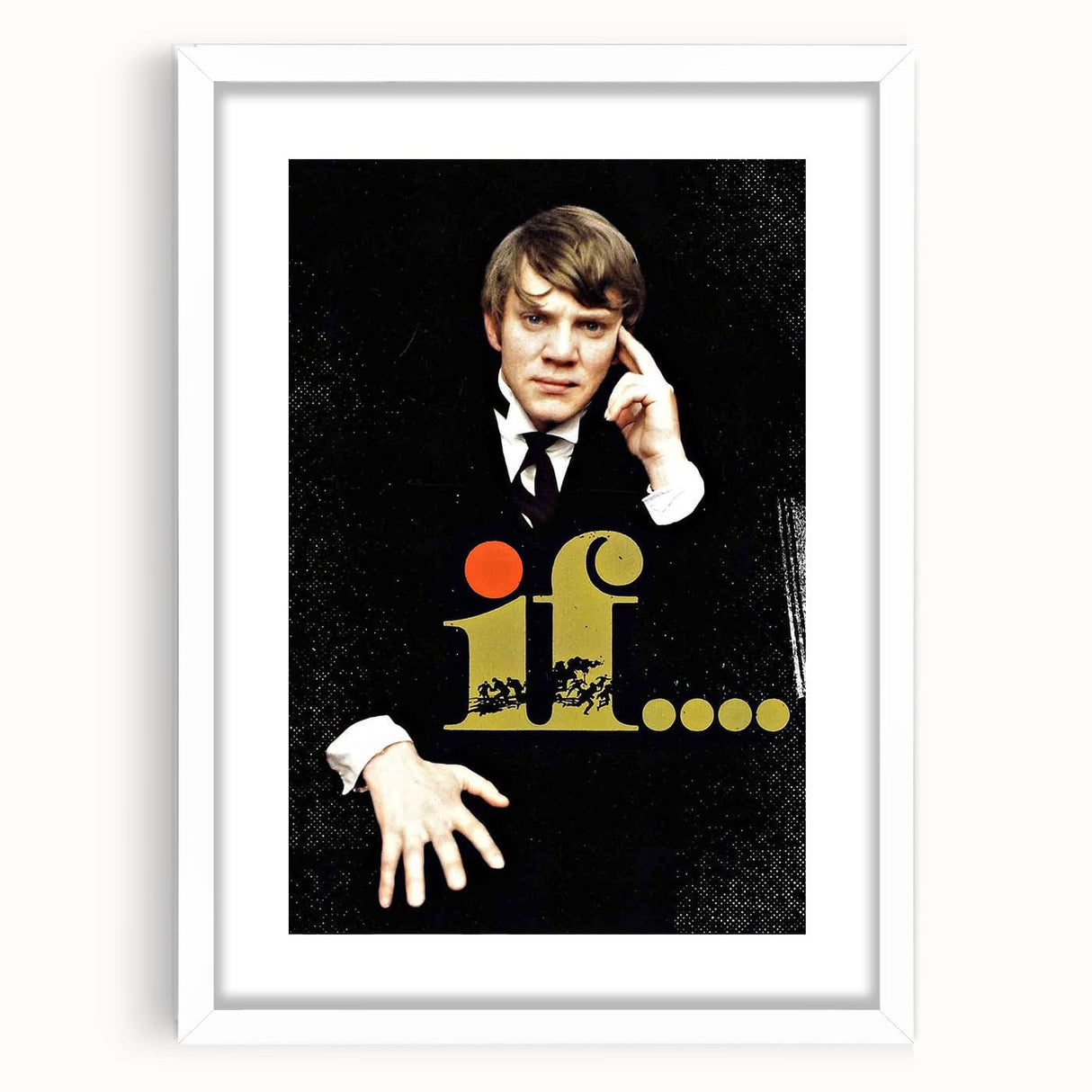 Classic 60s Movie Print - If.... 1960s Vintage Film Poster