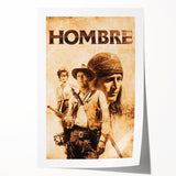 1960s Movie Posters - Hombre | Classic 60s Western Movie Prints