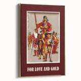 1960s Movie Posters - For Love and Gold | Vintage Film Posters 1960s
