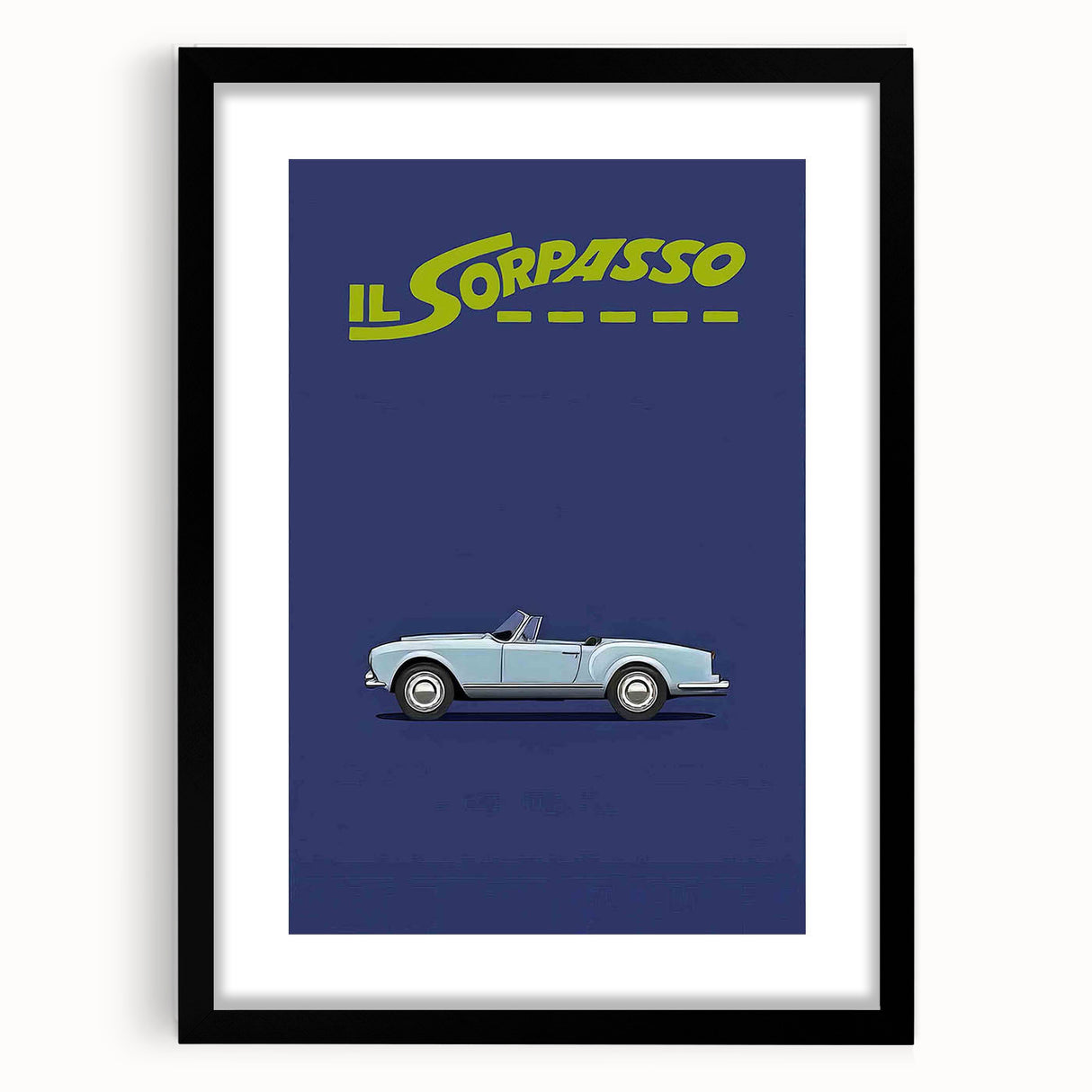 1960s Movie Posters - Il Sorpasso | Classic 60s Movie Prints