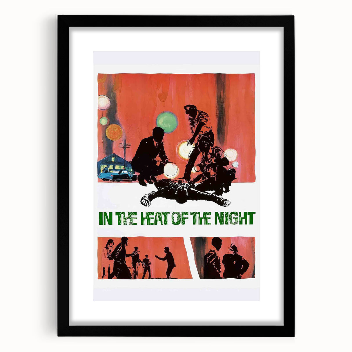 1960s Movie Posters – In the Heat of the Night Vintage Film Art
