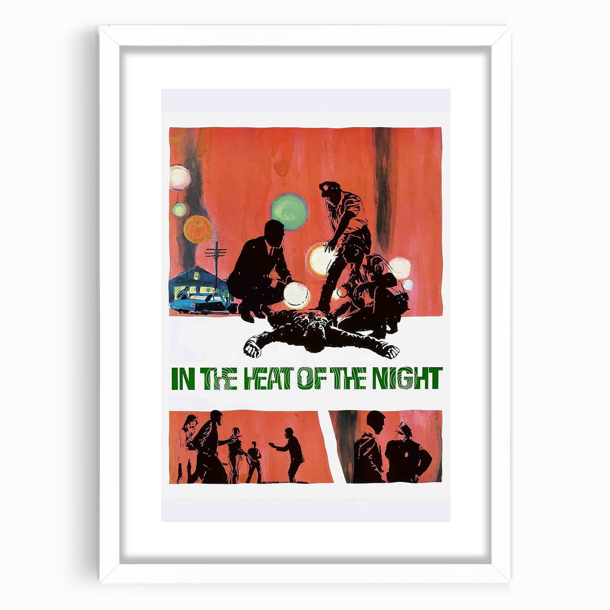 1960s Movie Posters – In the Heat of the Night Vintage Film Art