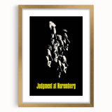 Vintage Film Posters 1960s - Judgment at Nuremberg Movie Art