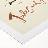 Classic 60s Movie Prints - Jules and Jim 1960s Vintage Poster Art