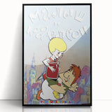 Retro Cinema Art 1960s - Vintage Movie Poster of Karlsson-on-the-Roof