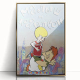 Retro Cinema Art 1960s - Vintage Movie Poster of Karlsson-on-the-Roof