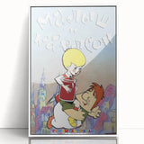 Retro Cinema Art 1960s - Vintage Movie Poster of Karlsson-on-the-Roof