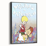 Retro Cinema Art 1960s - Vintage Movie Poster of Karlsson-on-the-Roof