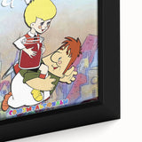 Retro Cinema Art 1960s - Vintage Movie Poster of Karlsson-on-the-Roof