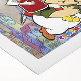 Retro Cinema Art 1960s - Vintage Movie Poster of Karlsson-on-the-Roof