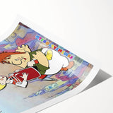 Retro Cinema Art 1960s - Vintage Movie Poster of Karlsson-on-the-Roof