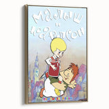 Retro Cinema Art 1960s - Vintage Movie Poster of Karlsson-on-the-Roof