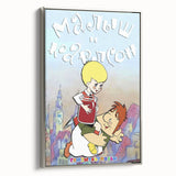 Retro Cinema Art 1960s - Vintage Movie Poster of Karlsson-on-the-Roof