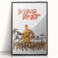 Vintage Film Posters 1960s - King Rat Classic War Movie Poster