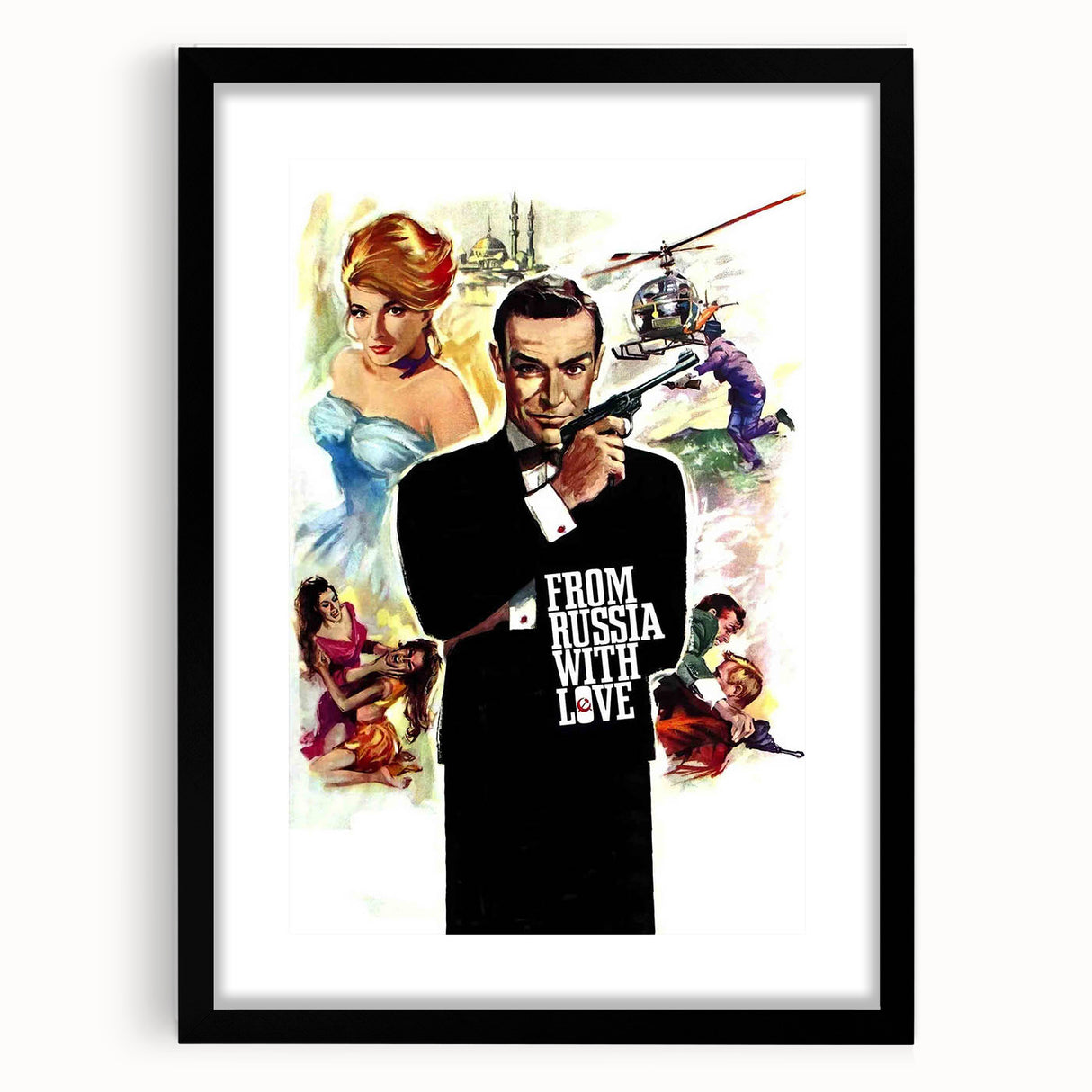 1960s Movie Posters - From Russia with Love | Classic 60s Movie Prints