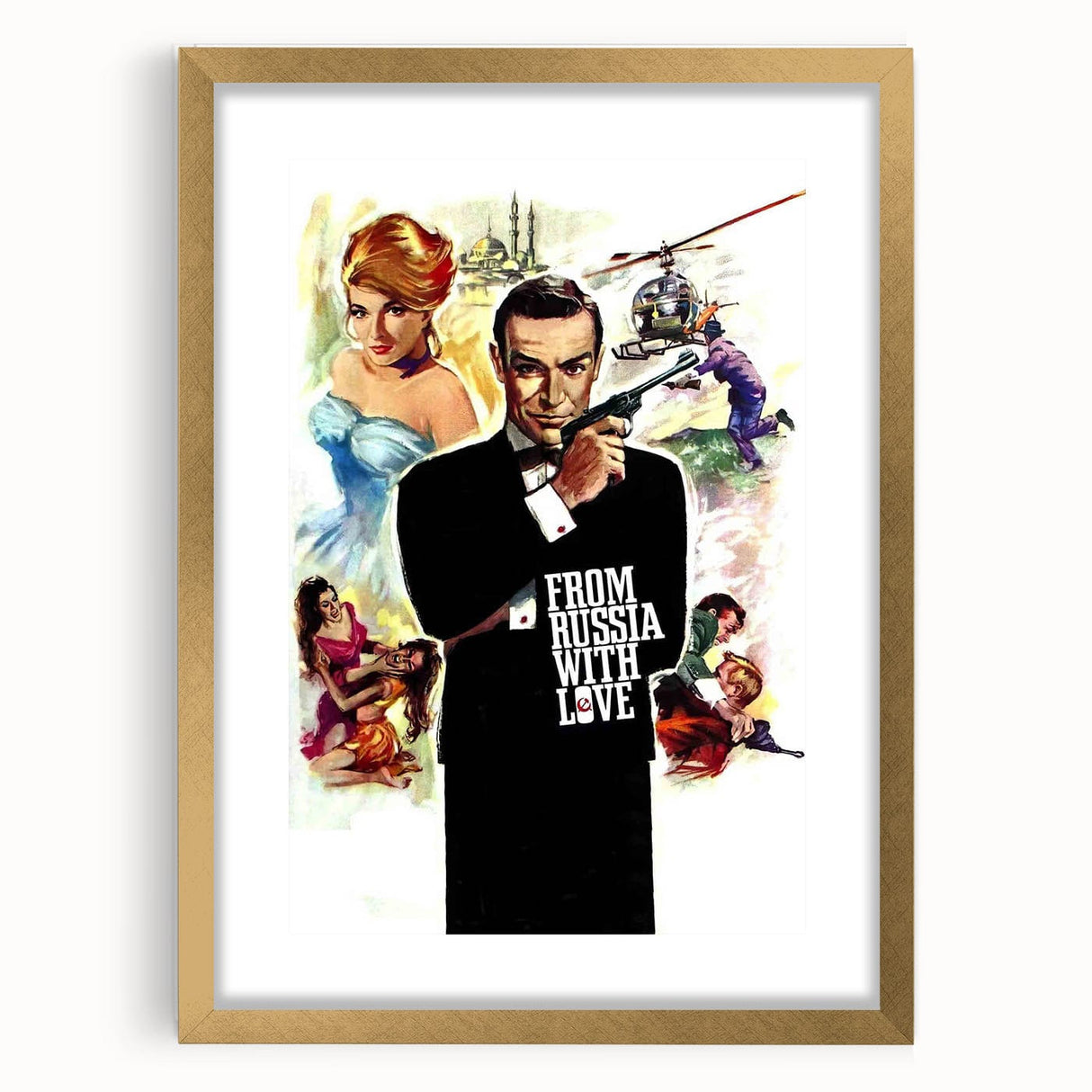 1960s Movie Posters - From Russia with Love | Classic 60s Movie Prints