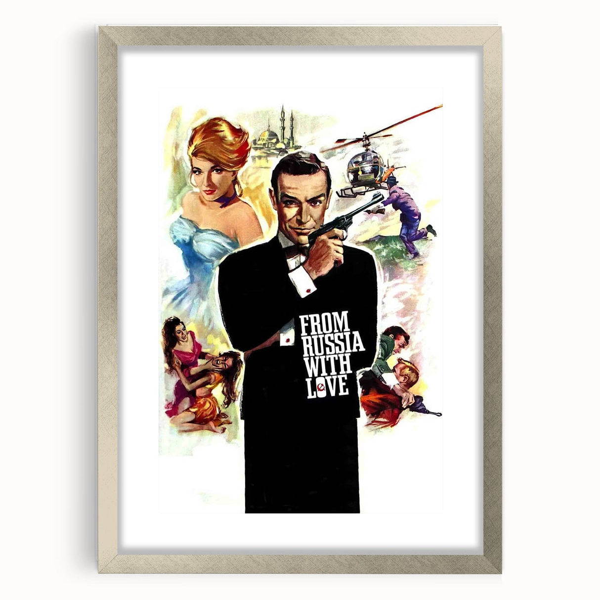 1960s Movie Posters - From Russia with Love | Classic 60s Movie Prints