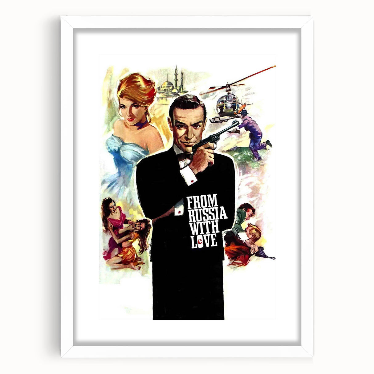 1960s Movie Posters - From Russia with Love | Classic 60s Movie Prints