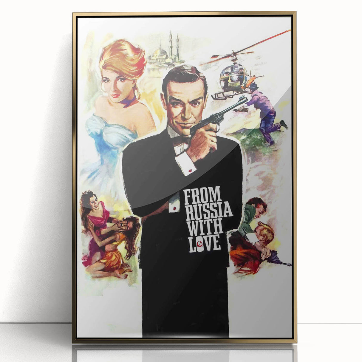 1960s Movie Posters - From Russia with Love | Classic 60s Movie Prints