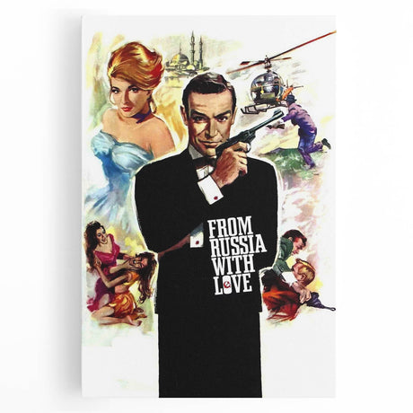 1960s Movie Posters - From Russia with Love | Classic 60s Movie Prints