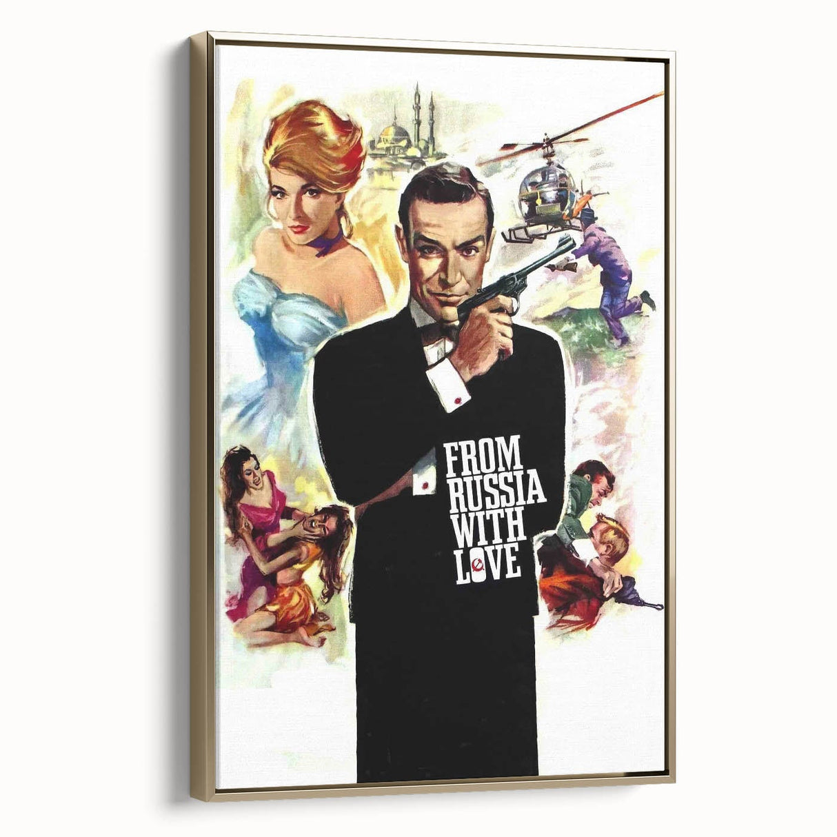 1960s Movie Posters - From Russia with Love | Classic 60s Movie Prints