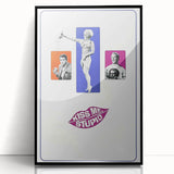 Vintage Film Poster 1960s - Kiss Me, Stupid Retro Cinema Print