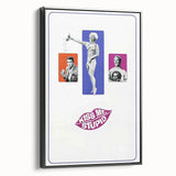 Vintage Film Poster 1960s - Kiss Me, Stupid Retro Cinema Print