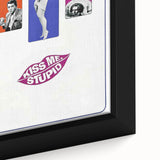 Vintage Film Poster 1960s - Kiss Me, Stupid Retro Cinema Print