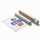 Vintage Film Poster 1960s - Kiss Me, Stupid Retro Cinema Print